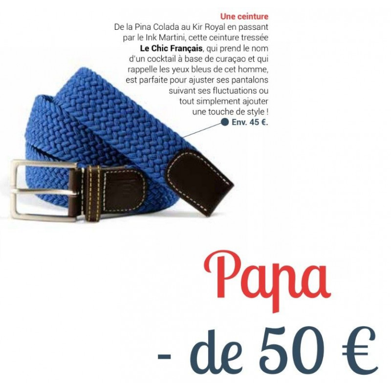 Ceinture "Made in France" Ink Martini, vue 11