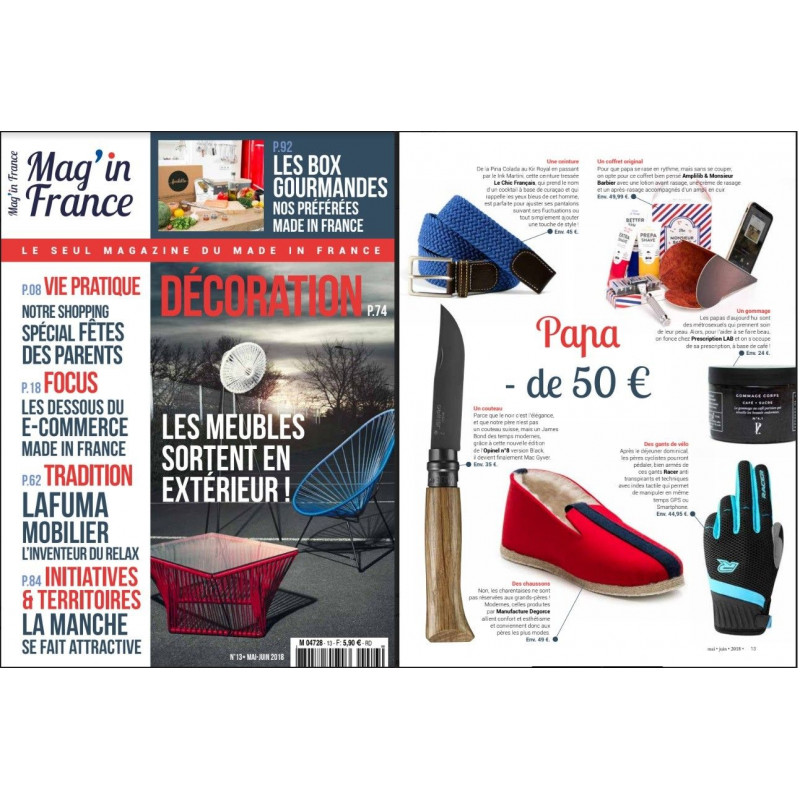 Ceinture "Made in France" Ink Martini, vue 12