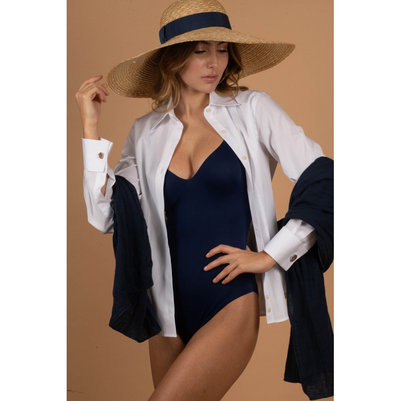 Chapeau capeline en paille