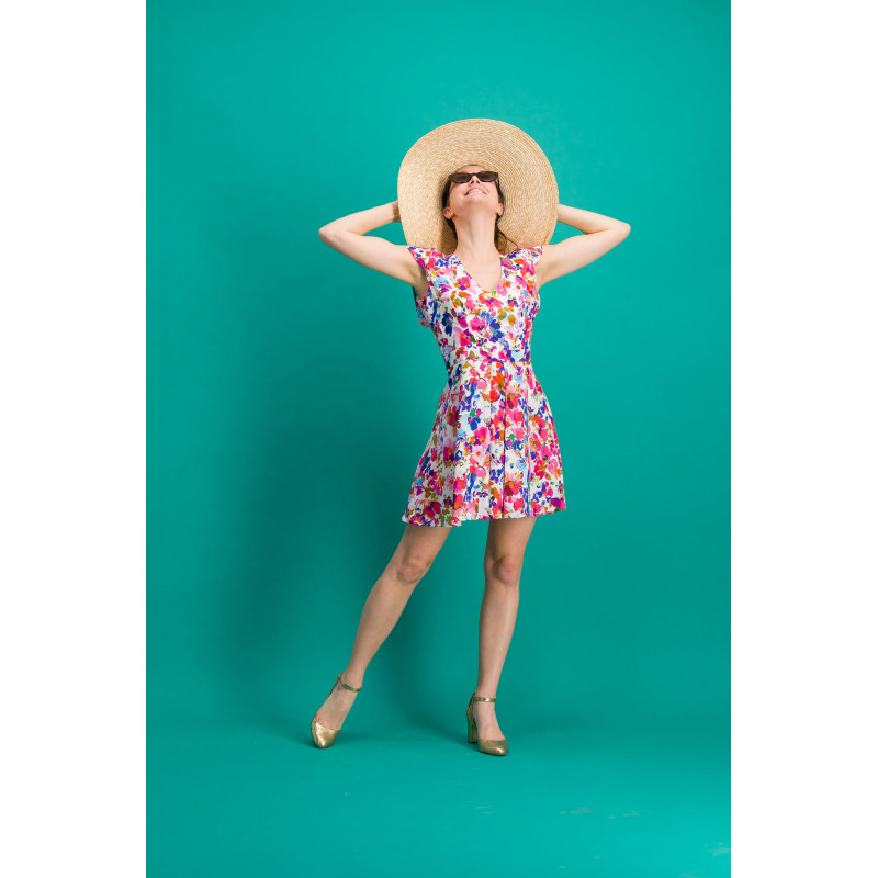 Chapeau capeline en paille