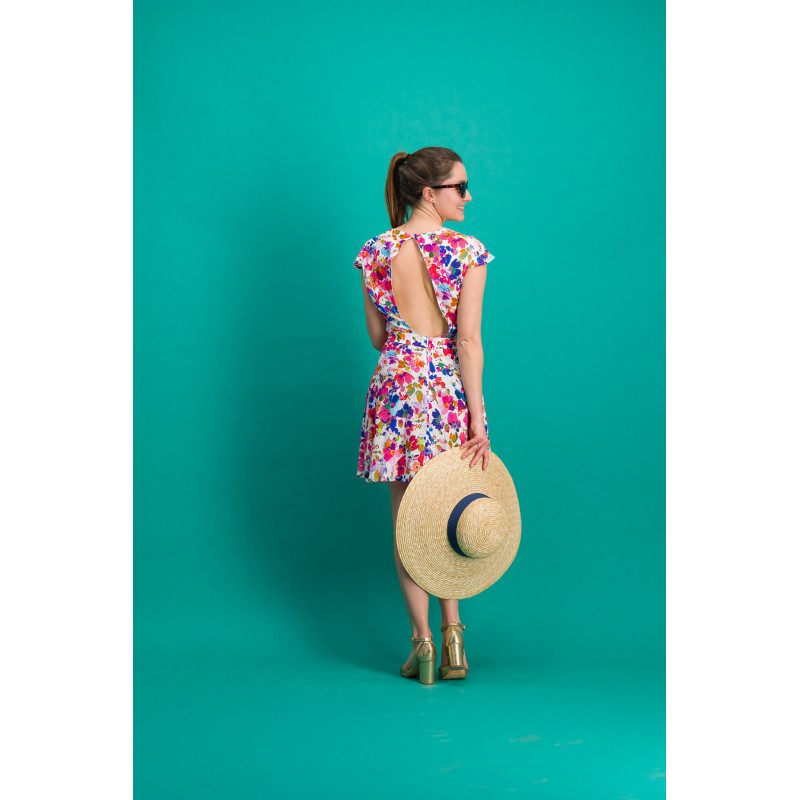 Chapeau capeline en paille