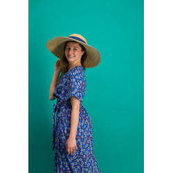Chapeau capeline en paille