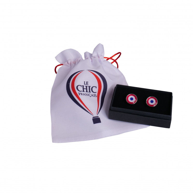 Boutons de manchettes Cocarde tricolore