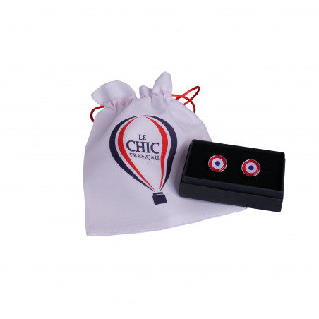 Boutons de manchettes Cocarde tricolore