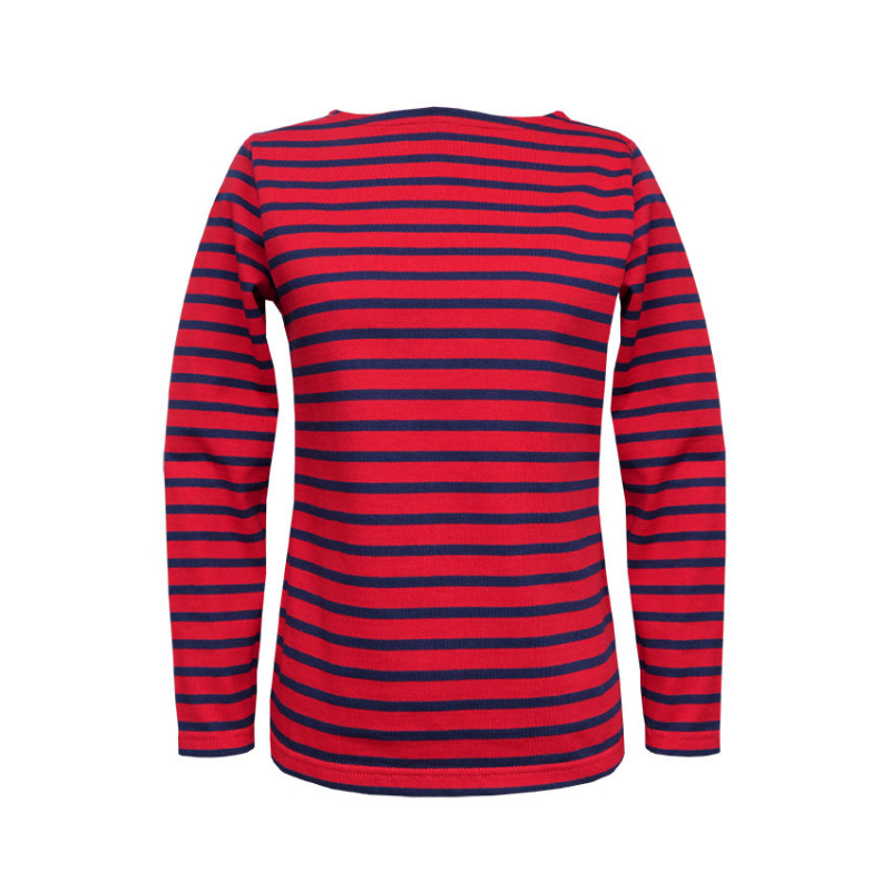 Marinière rouge marine (femme) - Le Chic Français - 100% Made in France