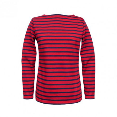 Marinière rouge marine (femme) - Le Chic Français - 100% Made in France