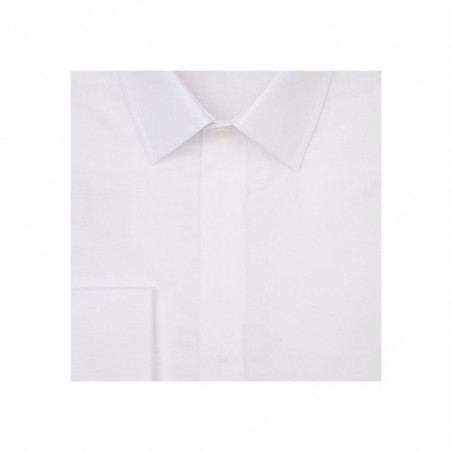 Chemise blanche à poignets mousquetaires, vue 8
