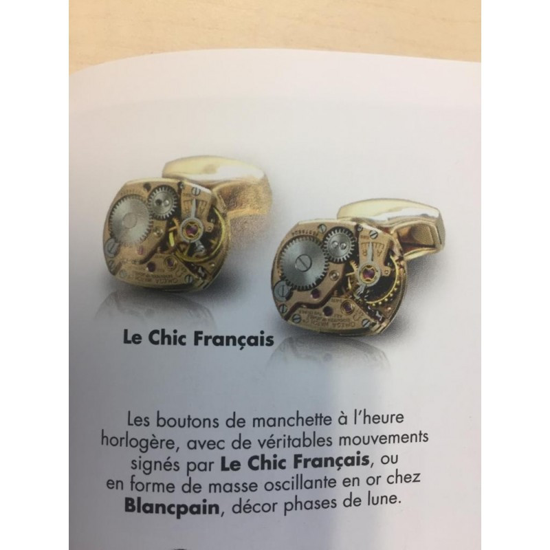 Boutons de manchette Mécanisme de montres Rolex