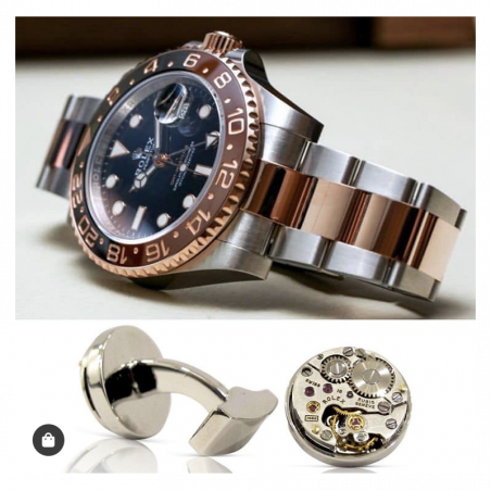 Boutons de manchette Mécanisme de montres Rolex
