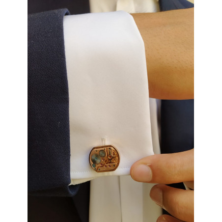 Boutons de manchette Mécanismes de montres Oméga, vue 2