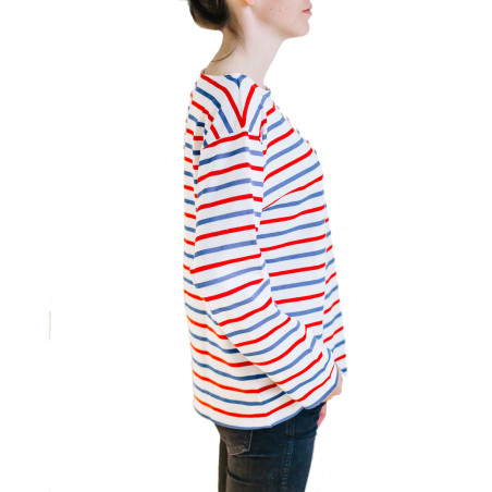 Marinière "Made in France" Tricolore  (Femme)