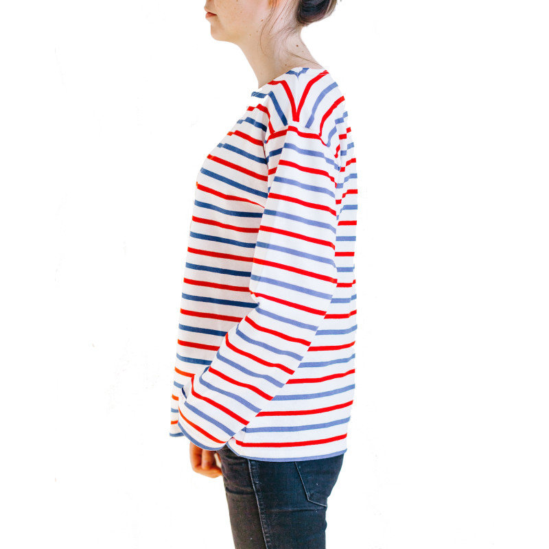 Marinière "Made in France" Tricolore  (Femme)