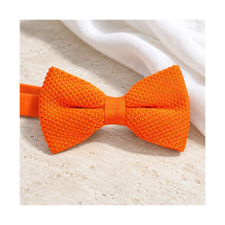 Noeud papillon orange coq