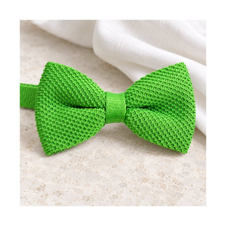 Noeud papillon vert grenouille