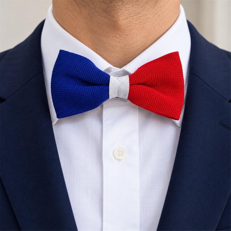 Noeud papillon Tricolore