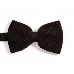 Nœud papillon marron glacé