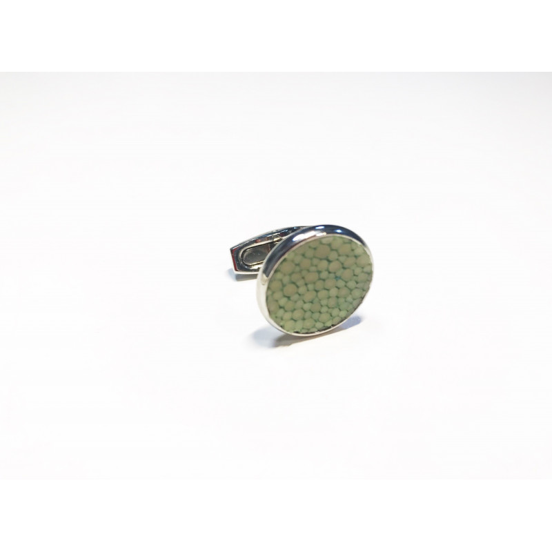 Boutons de manchettes galuchat Vert