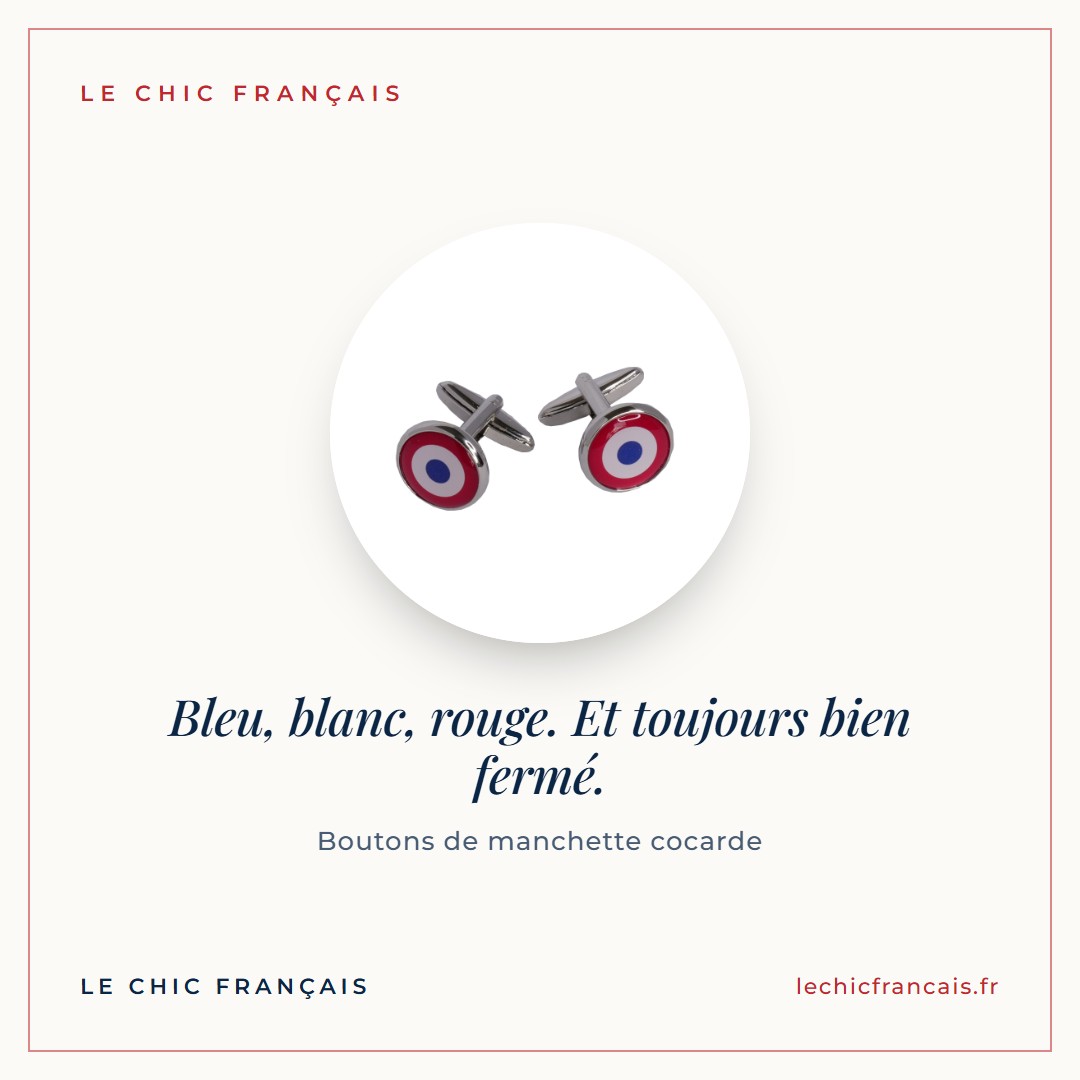 Bleu, blanc, rouge. Et toujours bien fermé.