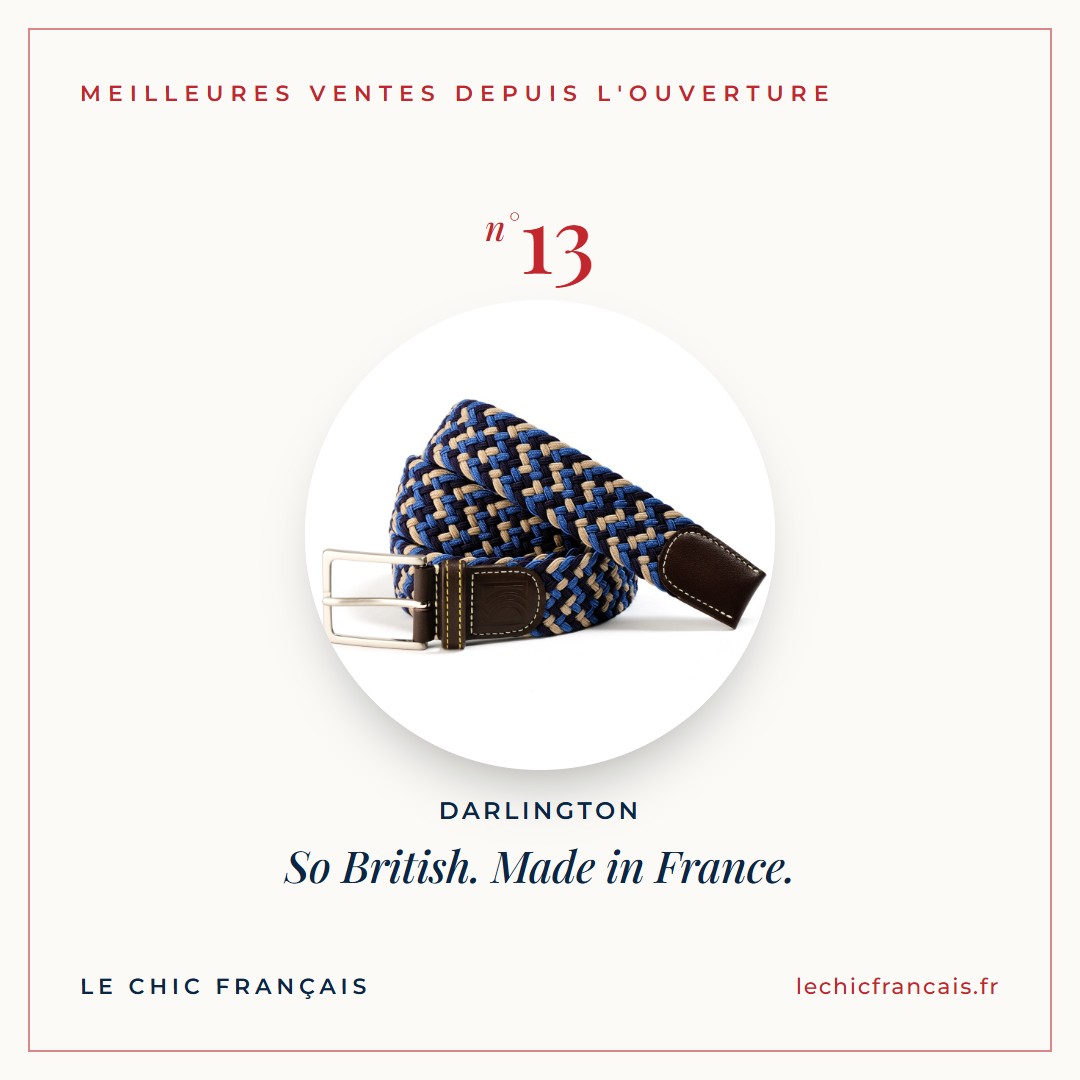 So British. Made in France.