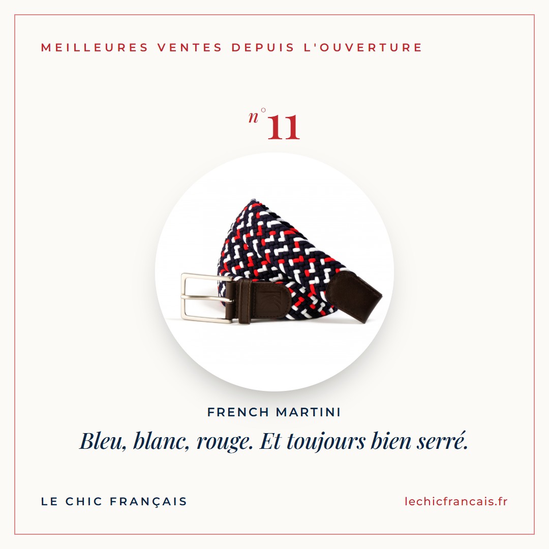 Bleu, blanc, rouge. Et toujours bien serré.