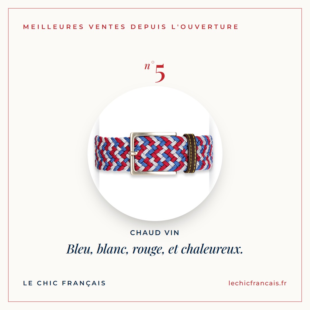 Bleu, blanc, rouge, et chaleureux.