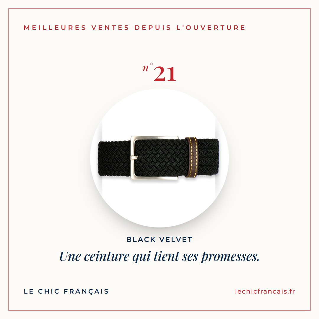 Une ceinture qui tient ses promesses.