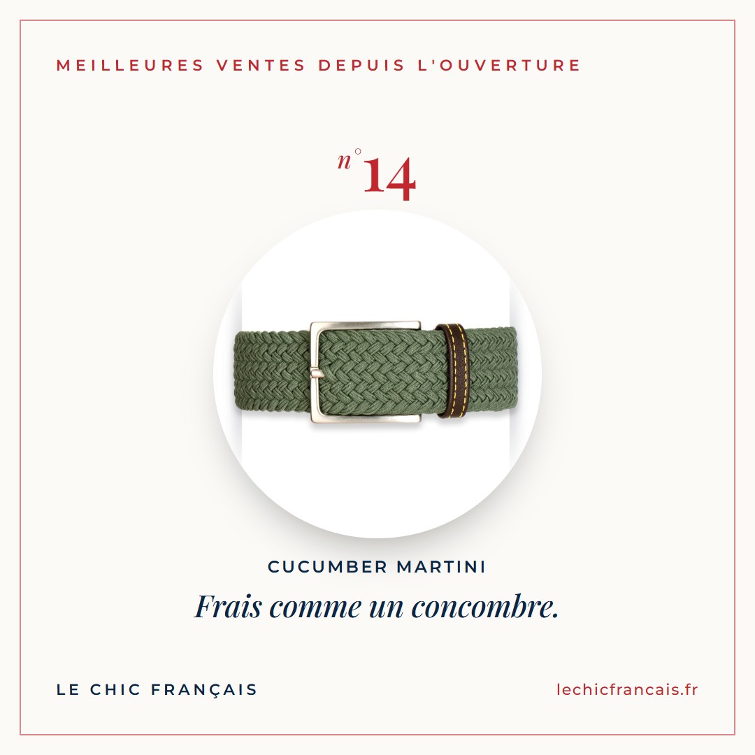 Frais comme un concombre.