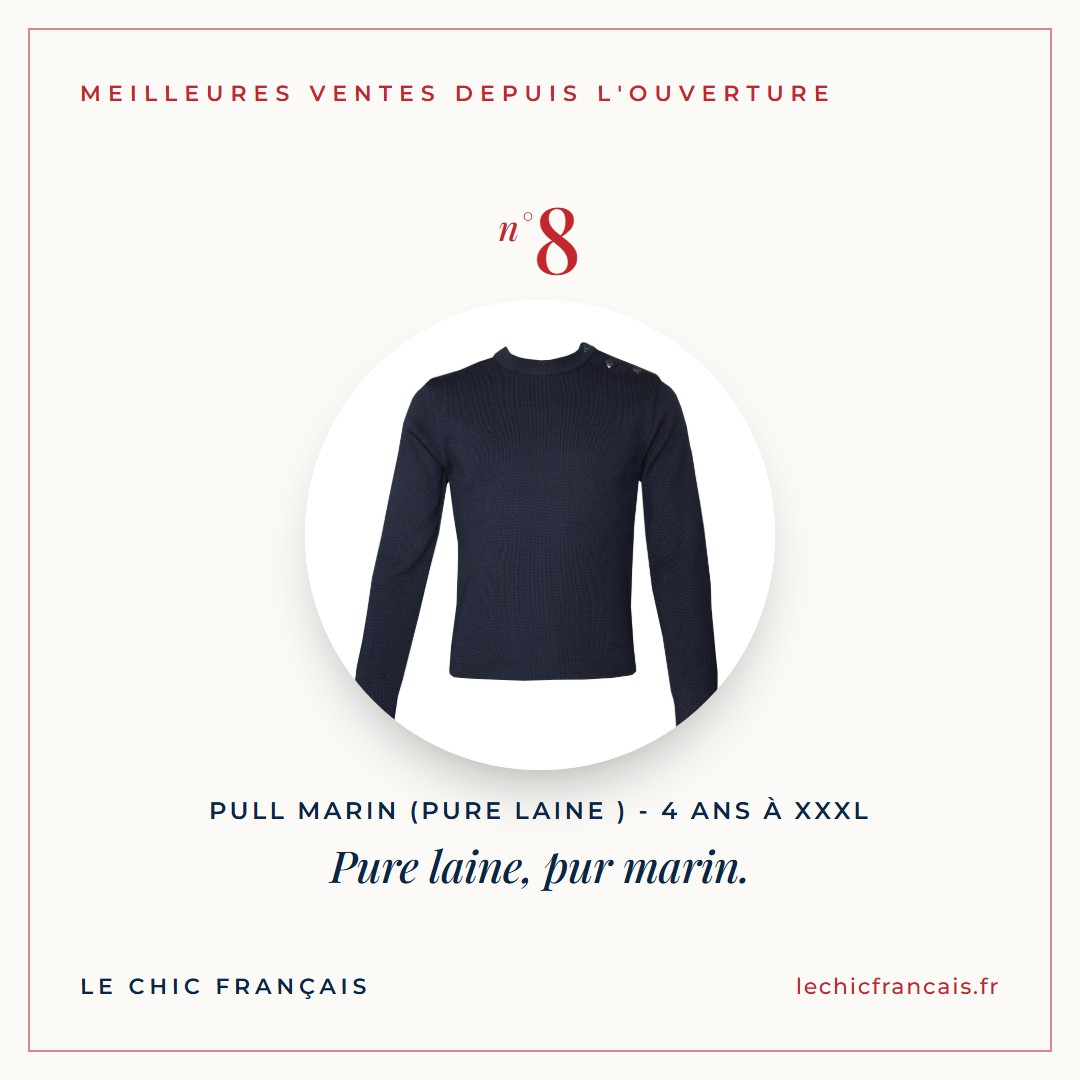 Pure laine, pur marin.